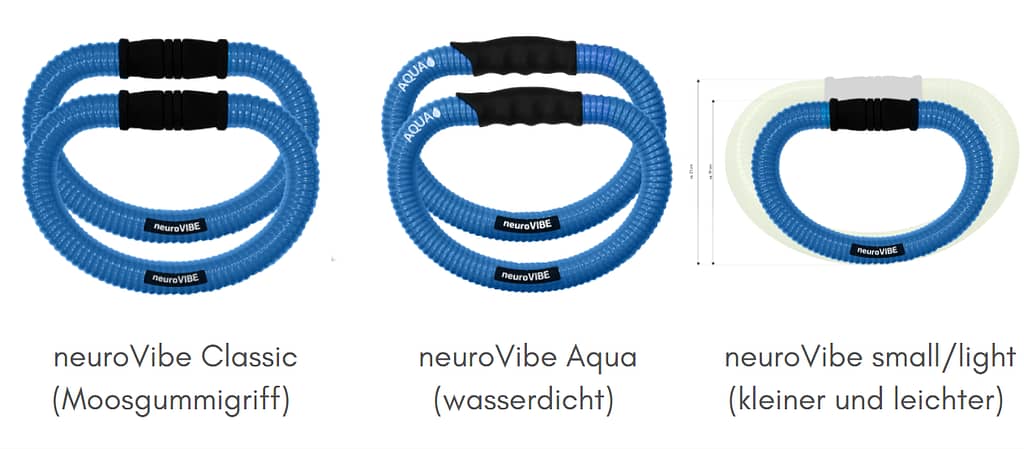 alle smovey-neuroVibe Modelle neuoVibe Classic neuroVibe Aqua neuroVibe small/light smovey bei Parkinson